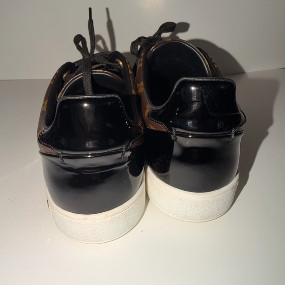 Louis Vuitton Brown Monogram Low-Top Sneakers - Picture 6 of 8